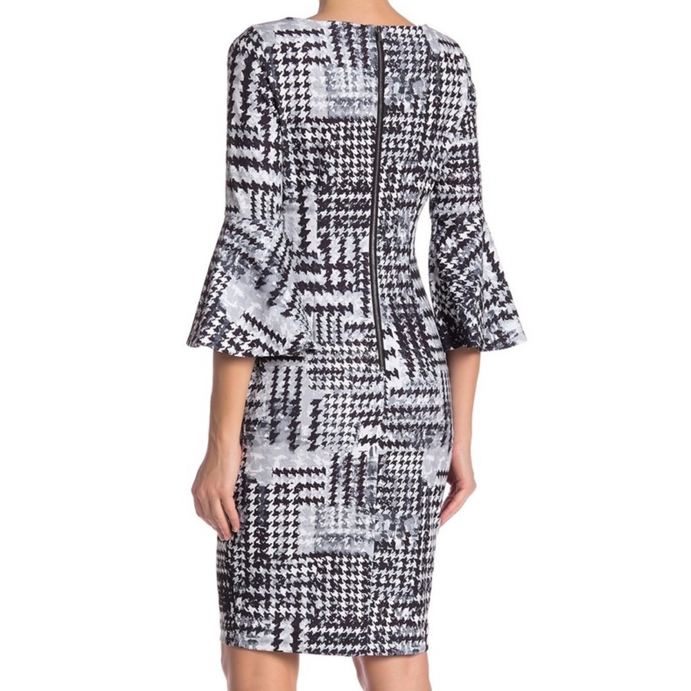 Calvin Klein LAST ONE! Size 6 - Bell-Sleeve Dress - Picture 2 of 8
